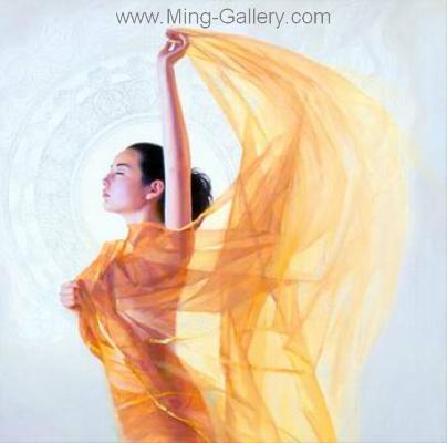 Chinese Magic Ladies painting on canvas PRA0017