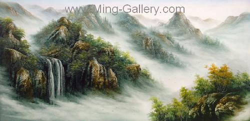 Chinese Landscape painting on canvas PRL0004