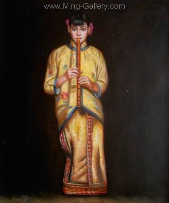 Chinese Music Ladies painting on canvas PRM0013