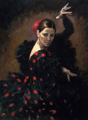 Fabian Perez replica painting Perez5