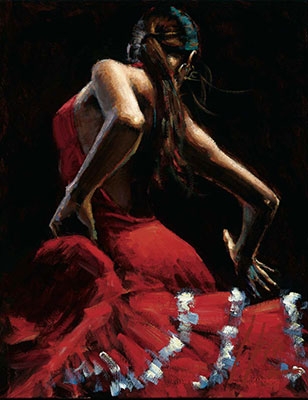 Fabian Perez replica painting Perez6