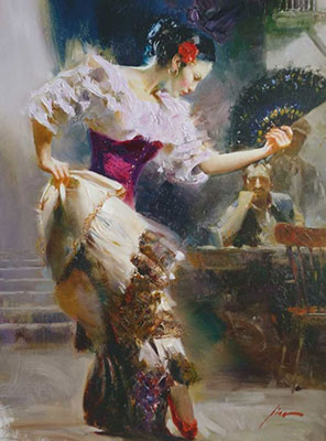 Pino Daeni replica painting Pino1