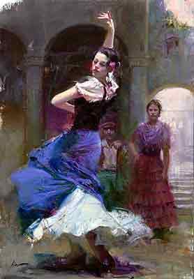 Pino Daeni replica painting Pino18