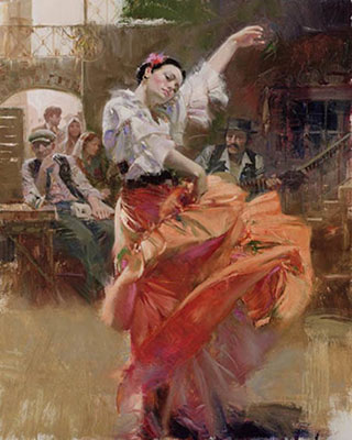 Pino Daeni replica painting Pino2