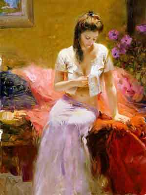 Pino Daeni replica painting Pino26