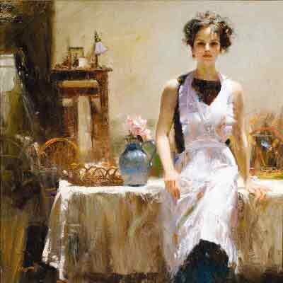 Pino Daeni replica painting Pino31