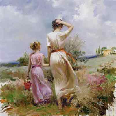 Pino Daeni replica painting Pino34