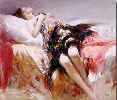 Pino Daeni replica painting Pino35