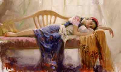 Pino Daeni replica painting Pino37