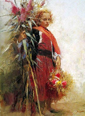 Pino Daeni replica painting Pino5