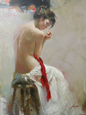 Pino Daeni replica painting Pino6