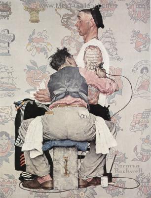 Norman  Rockwell replica painting ROC0002