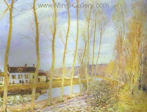 SIS0011 - Alfred Sisley Impressionist Art Reproduction Painting