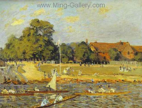 SIS0020 - Alfred Sisley Impressionist Art Reproduction Painting