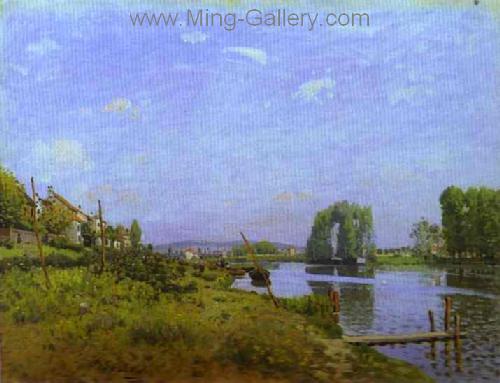 SIS0033 - Alfred Sisley Impressionist Art Reproduction Painting
