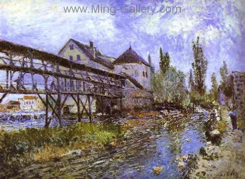 SIS0034 - Alfred Sisley Impressionist Art Reproduction Painting