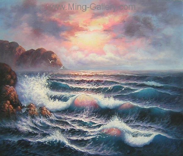 TSS0029 - Tropical Seascape Oil Painting for Sale