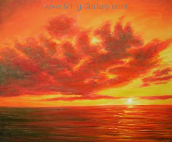 Tropical Seascape painting on canvas TSS0031