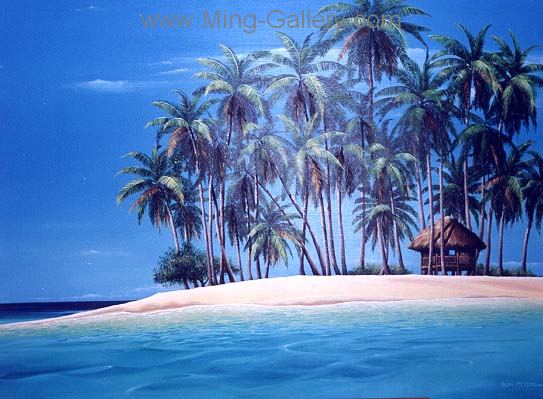 Tropical Seascape painting on canvas TSS0040