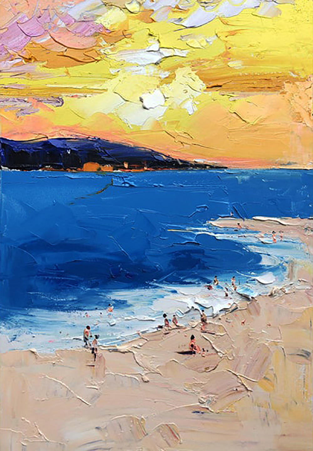 Tropical Seascape painting on canvas TSS0083