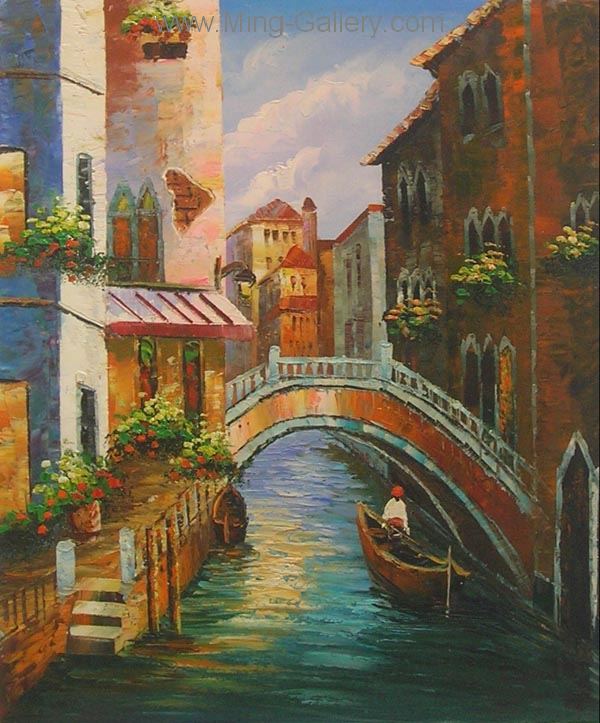 Venice painting on canvas VEN0017