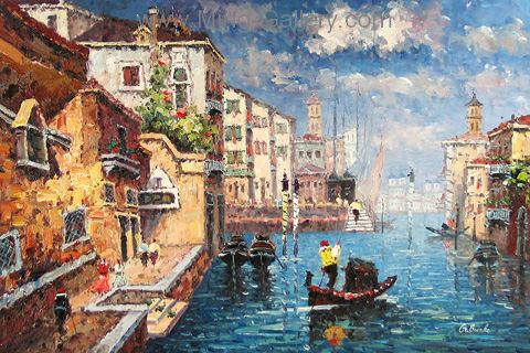 Venice painting on canvas VEN0028