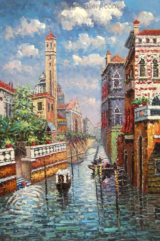 Venice painting on canvas VEN0031
