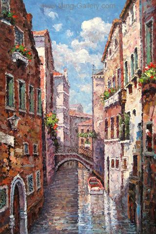 Venice painting on canvas VEN0033
