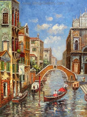 Venice painting on canvas VEN0034