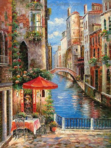 Venice painting on canvas VEN0035