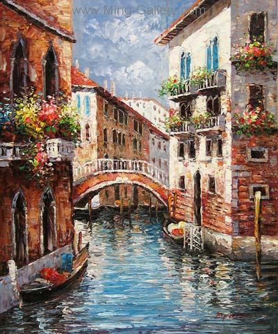 Venice painting on canvas VEN0039