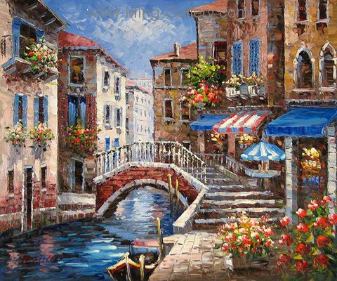 Venice painting on canvas VEN0040