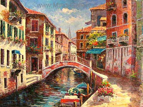 Venice painting on canvas VEN0050