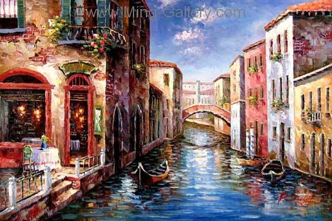 Venice painting on canvas VEN0057
