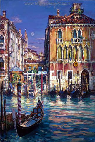 Venice painting on canvas VEN0062