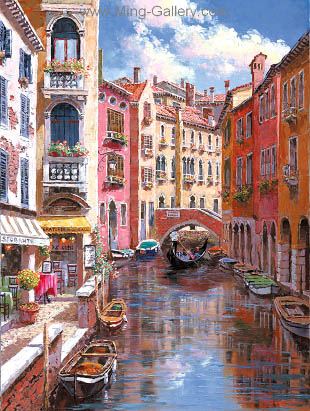 Venice painting on canvas VEN0066