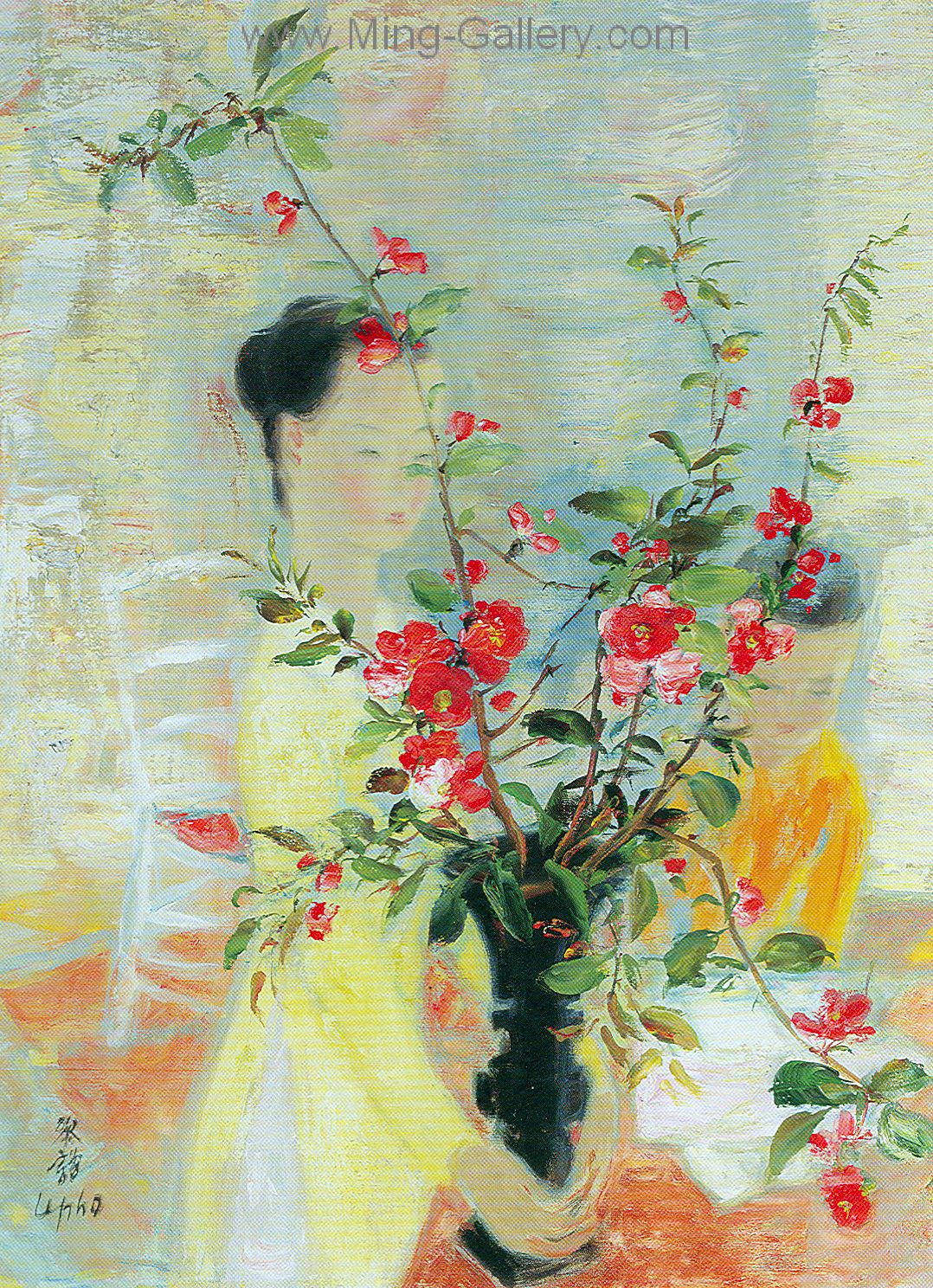 Vietnamese Le Pho painting on canvas VNL0008