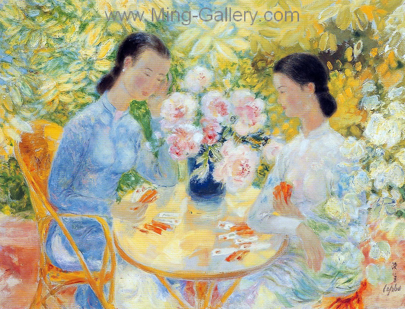 Vietnamese Le Pho painting on canvas VNL0025