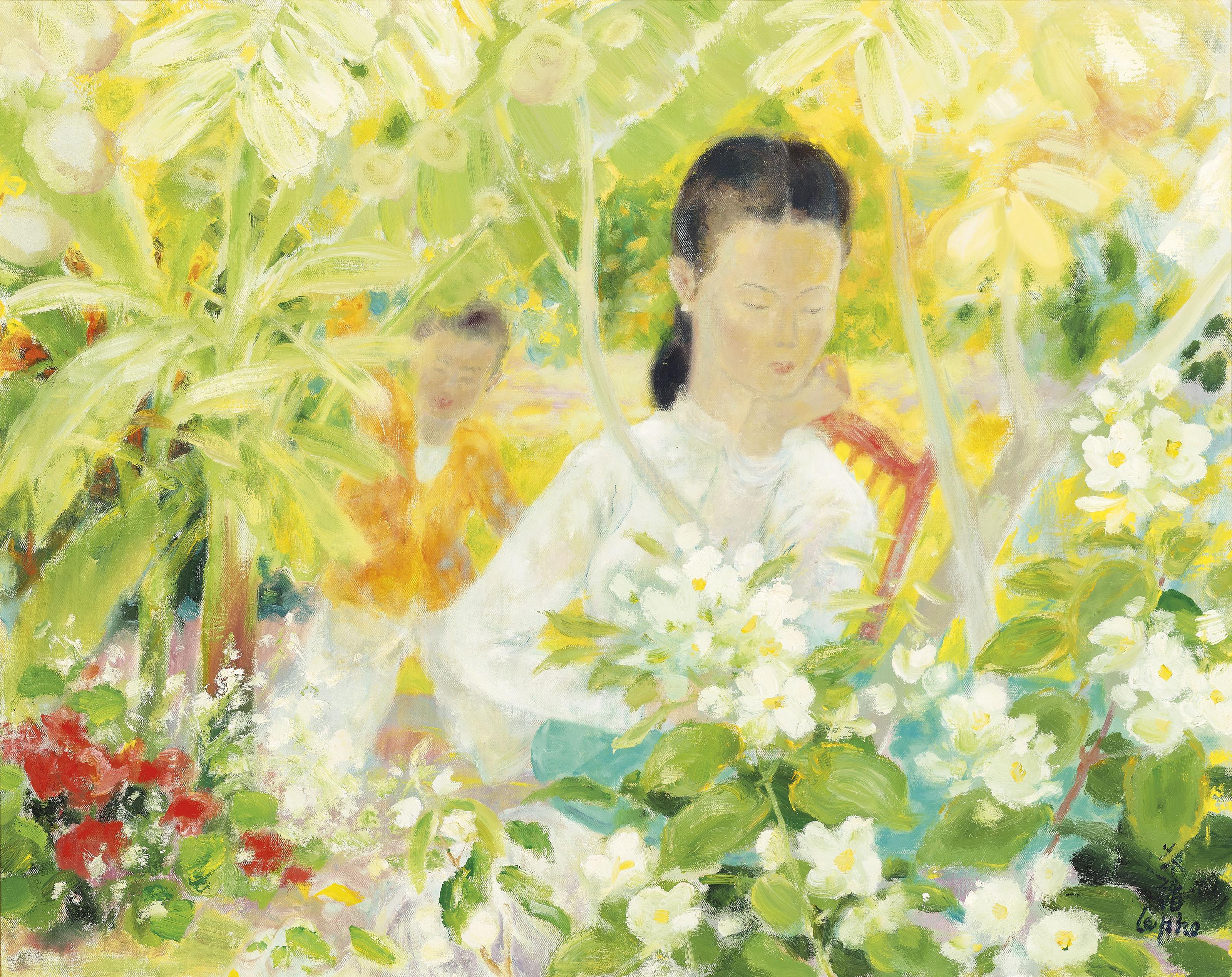 Vietnamese Le Pho painting on canvas VNL0090