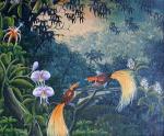Birds painting on canvas ANB0038