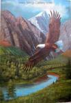 Birds painting on canvas ANB0064