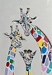  ,  ANG0006 Giraffe Painting for Sale