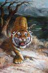 Big Cats painting on canvas ANL0015
