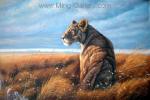 Big Cats painting on canvas ANL0017