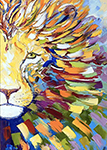 Big Cats painting on canvas ANL0031