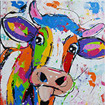 Cows painting on canvas ANW0001