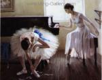  ,  BAL0004 Painting of Ballet Dancers Art for Sale