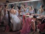  ,  BAL0037 Painting of Ballet Dancers Art for Sale