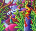  ,  BAM0003 Bali Art Oil Painting