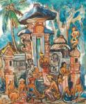 Bali Modern painting on canvas BAM0005